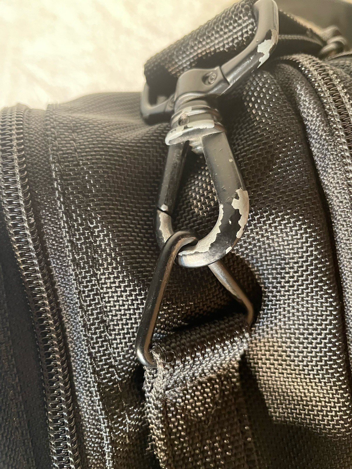 Tumi 18″ Expandable Laptop Briefcase 2621D3 Black Balistic Nylon Nice Condition