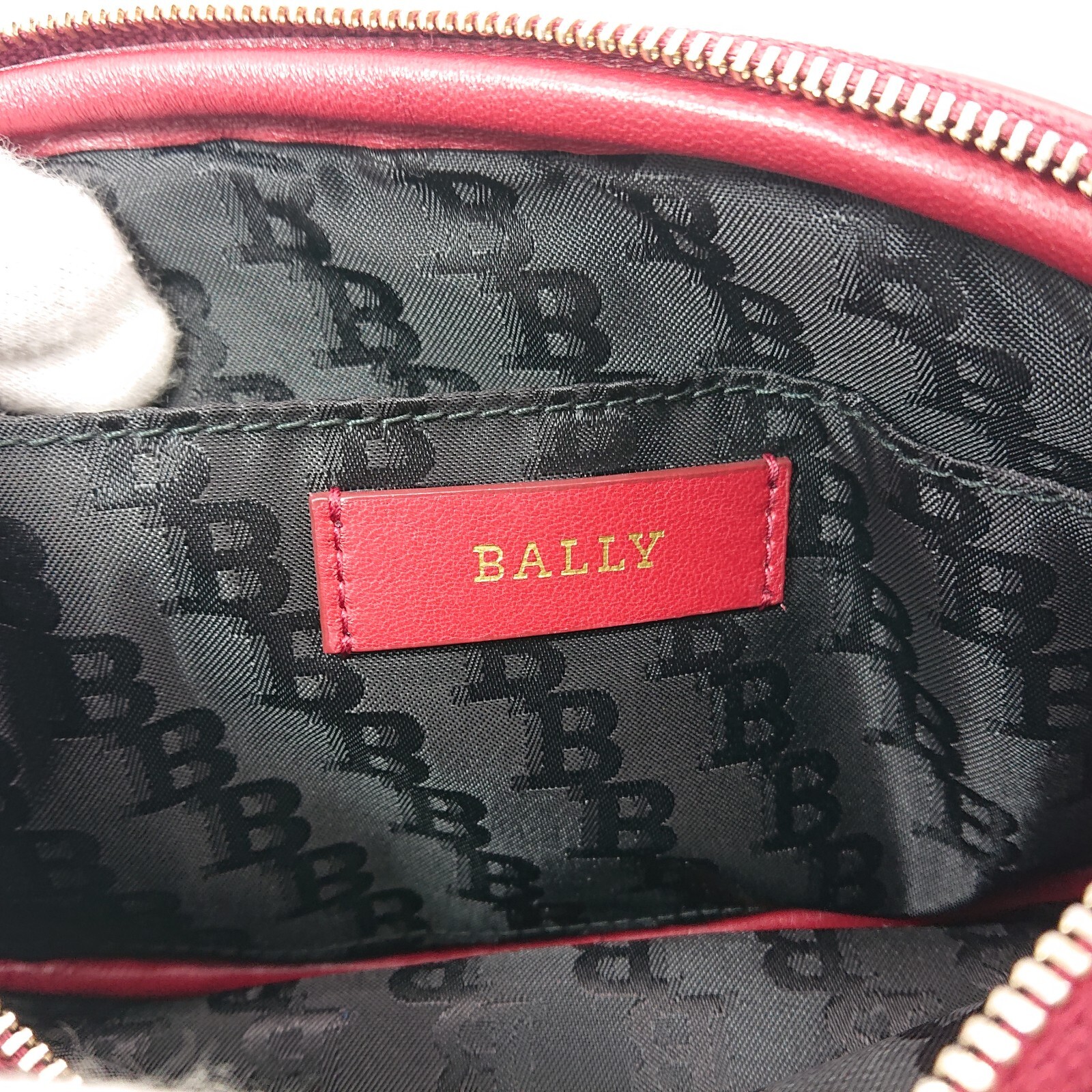 BALLY Shoulder Bag Trainspotting Leather Red Strap DENNI QT China