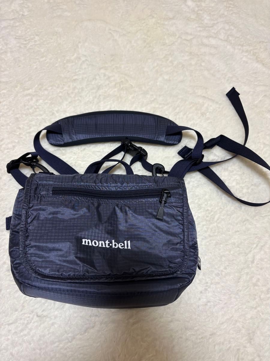 Mont-bell Light Photo Shoulder Bag S Dark Blue Camera Inner Pouch 185g
