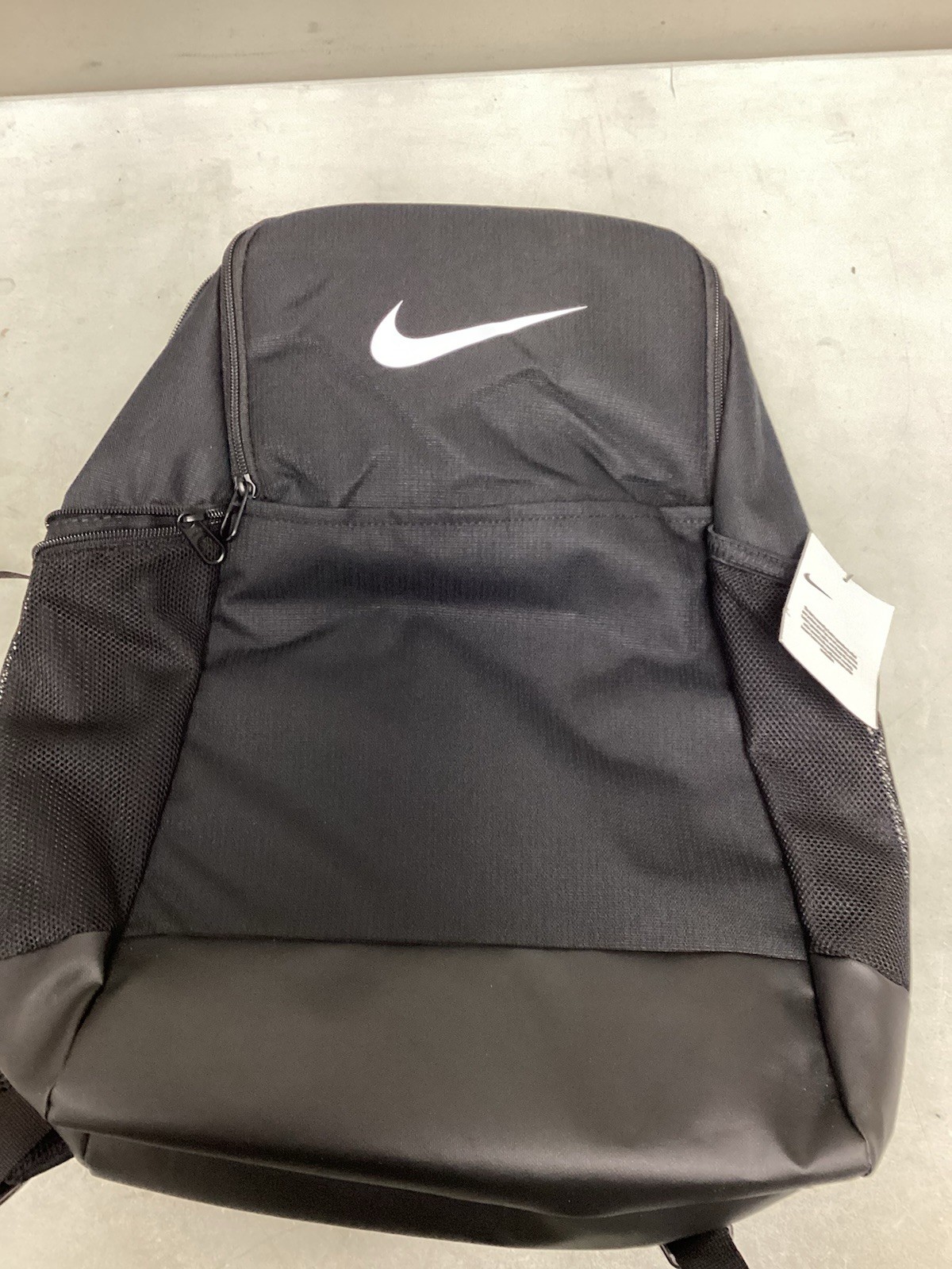 NWT Nike Brasilia Black Water Resistant Adjustable Straps Padded Straps Backpack