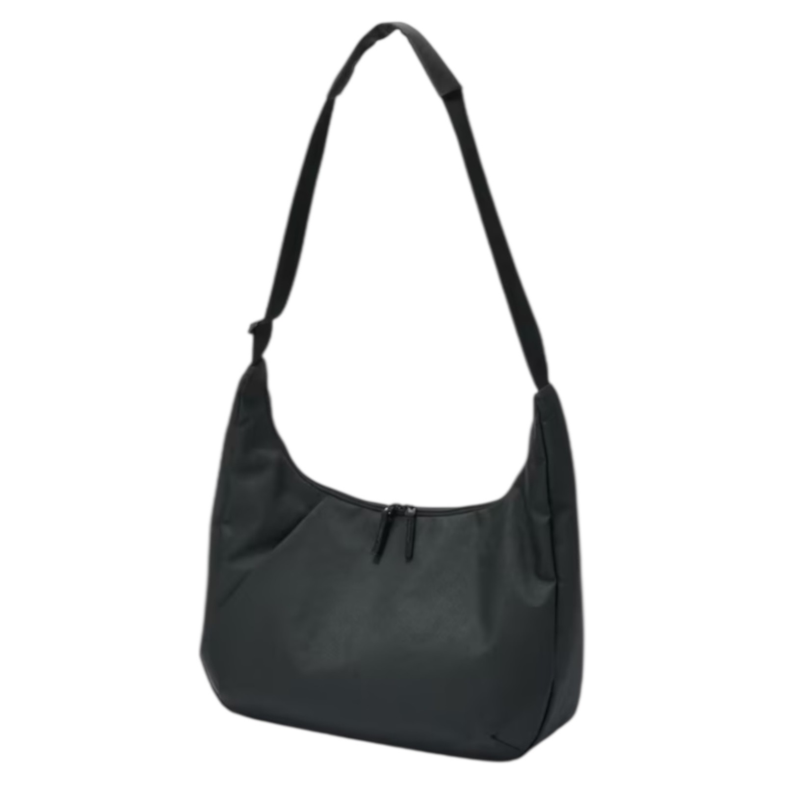 MUJI Water Repellent 2WAY One Shoulder Bag Black Adjustable Strap