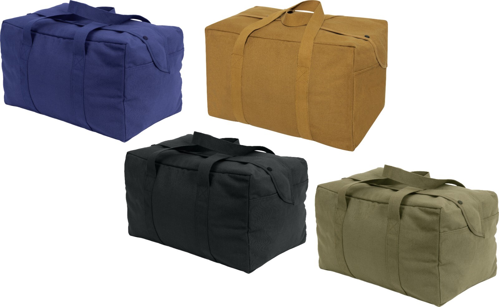 Rothco Canvas Small Cargo Bag Mini Parachute Carry Duffle Military Tactical Tote