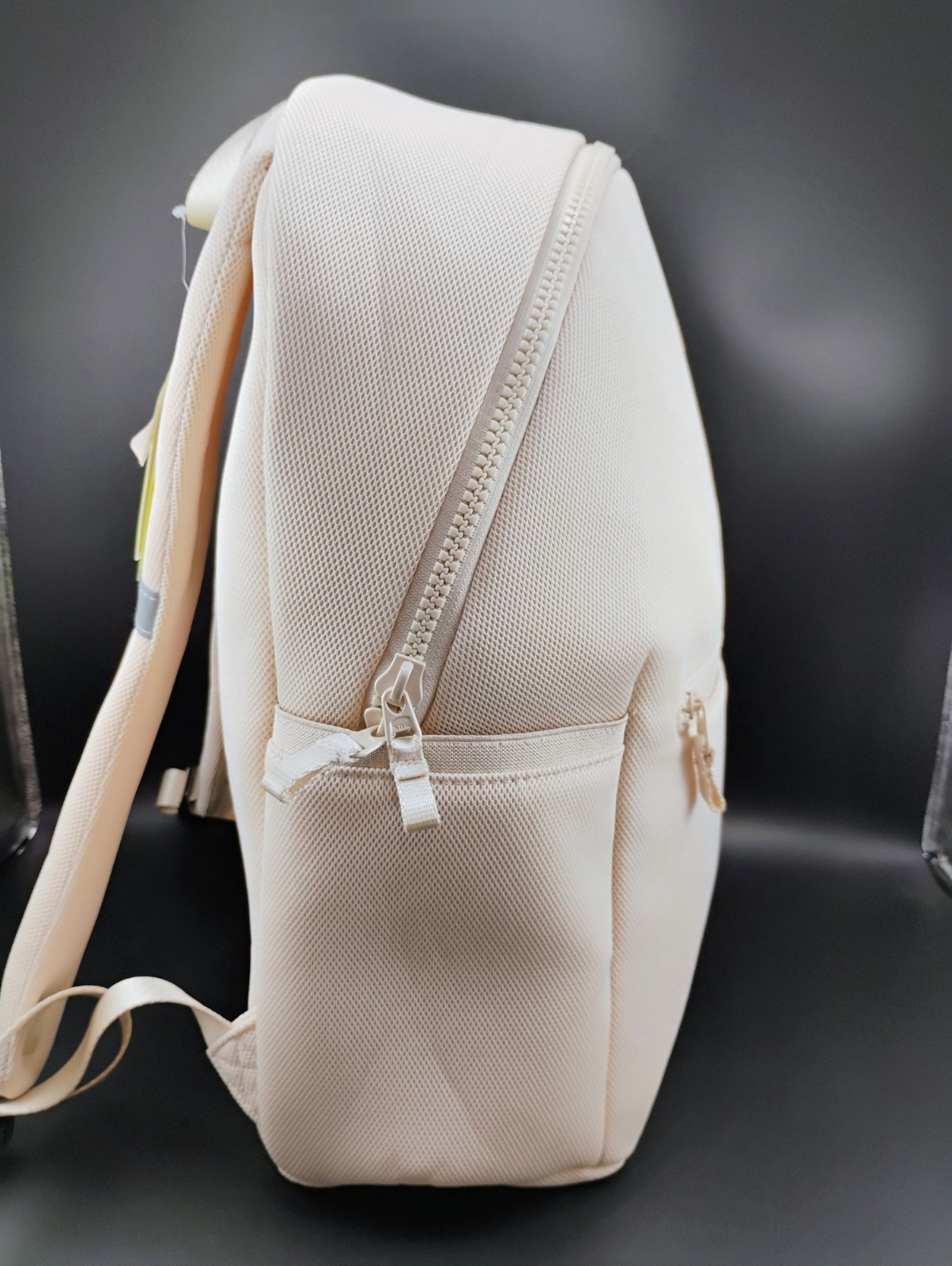 All In Motion Lightweight Cream Backpack With Padded Straps & Pockets