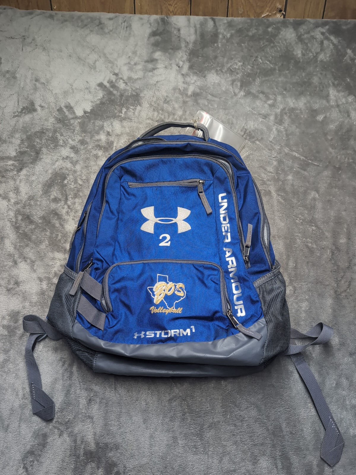 Under Armour Storm 1 Royal Blue Laptop Backpack Gym School Texas Boswell Volleyb