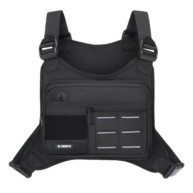 Tactical Chest Rig Bag Men Waterproof Crossbody Harness Vest Molle Pouch Outdoor