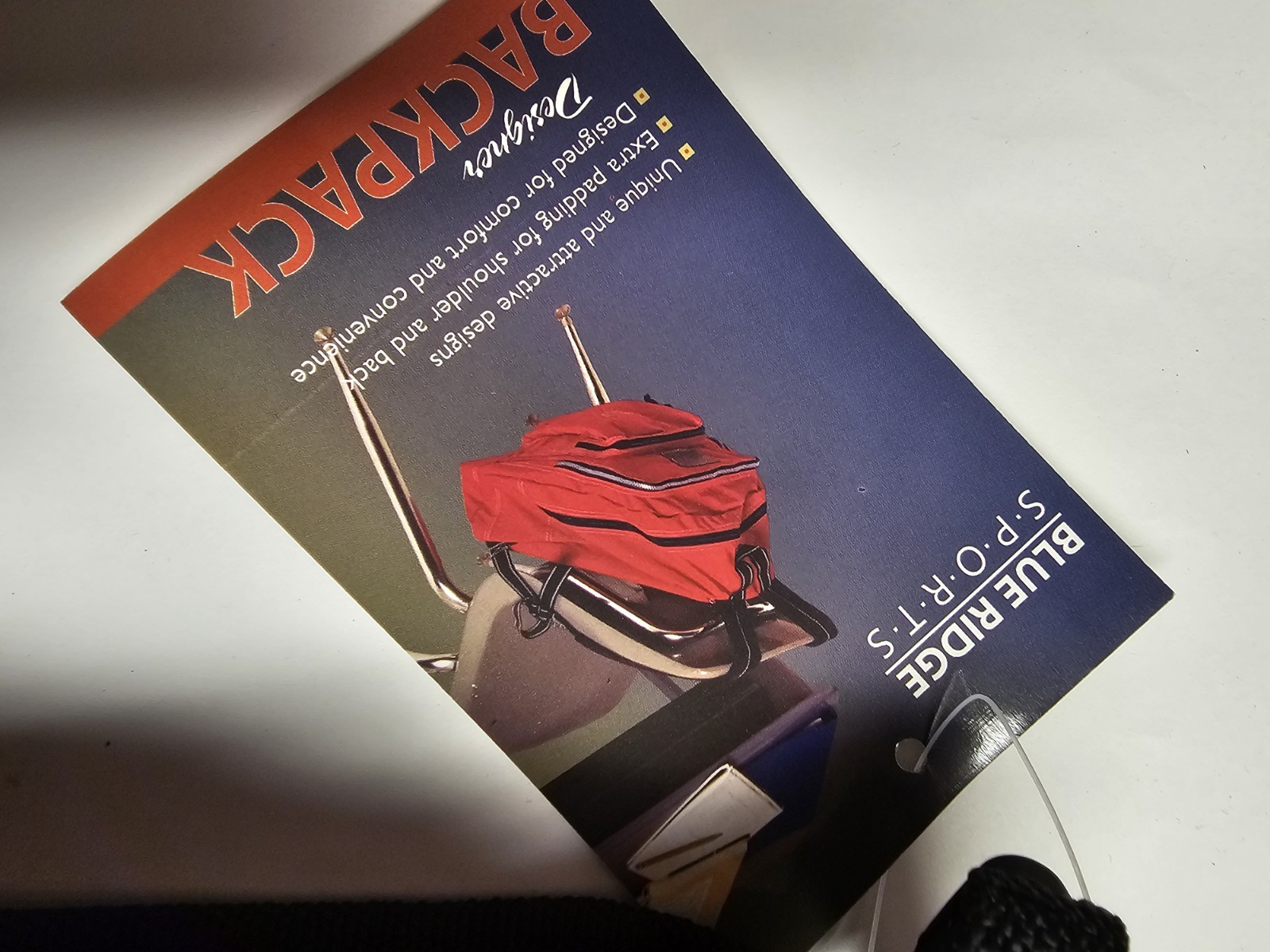 BACKPACK Red Single Strap Sling Backpacks Crossbody BLUE RIDGE SPORTS NWT