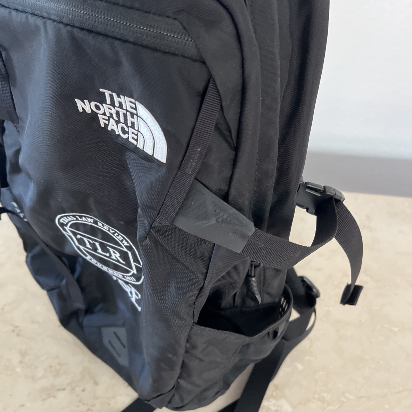 The North Face Fall Line Flexvent Backpack Black W/ Logo Daypack Laptop