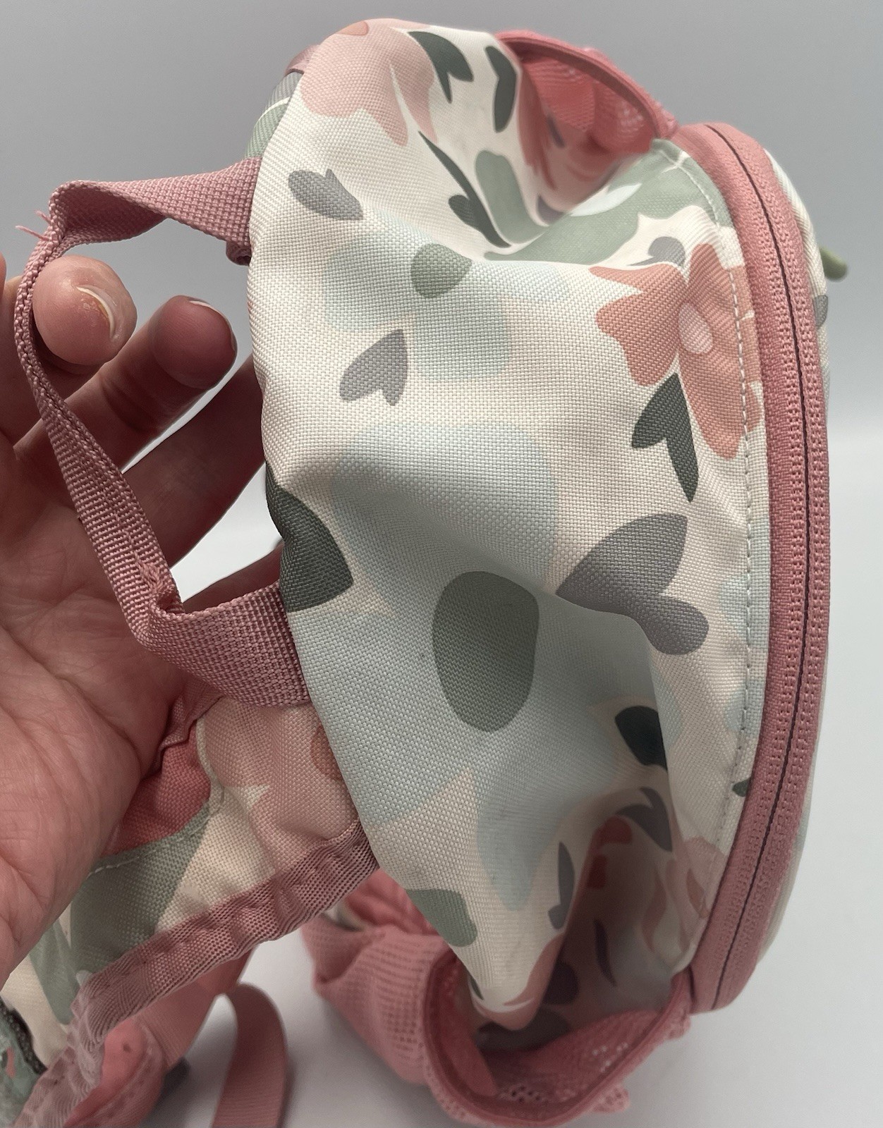 The North Face Sprout Backpack Multi Pink Gray Floral Purse Handbag Kids Travel
