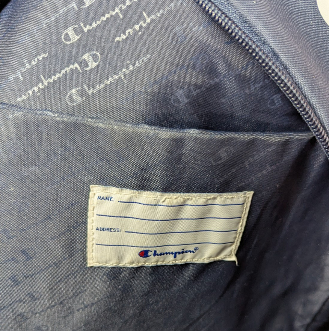 Champion Advocate Black Canvas Backpack All Over Print
