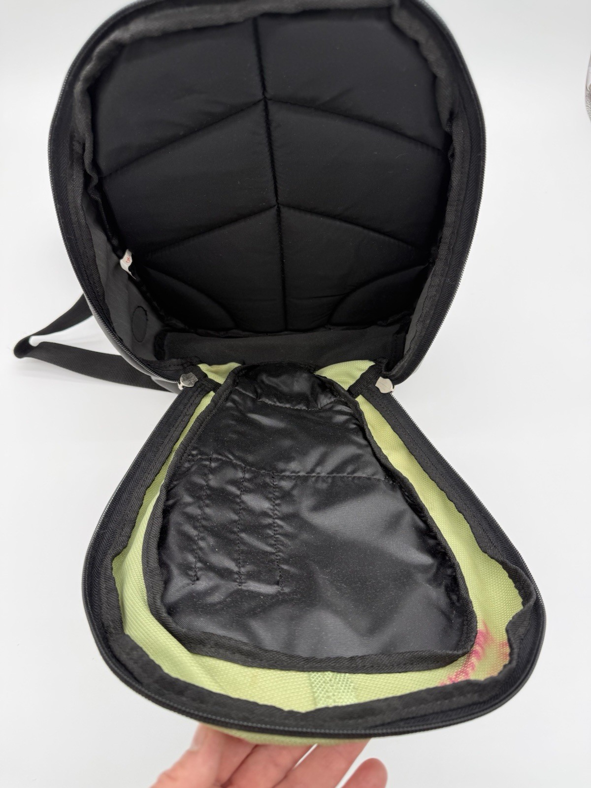 Timberland Sling Backpack – Vintage Backpack Single Strap ~ Gray, Green Accent