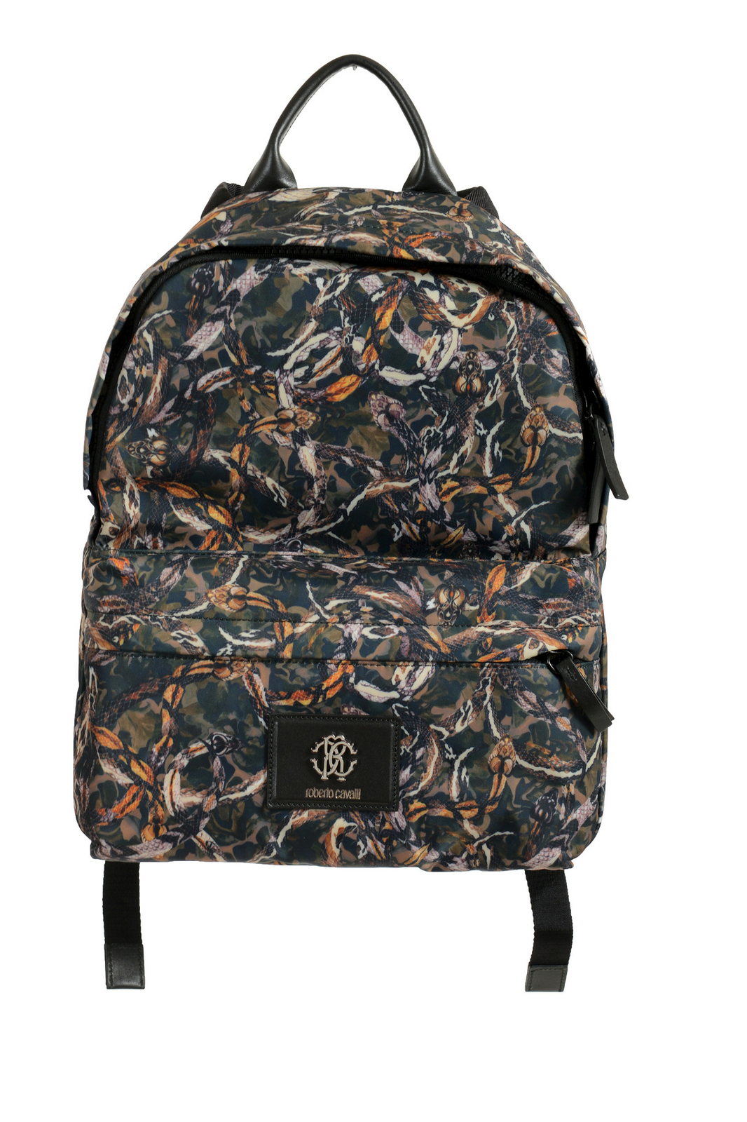Roberto Cavalli Unisex Multi-Color Animal Print Backpack Bag
