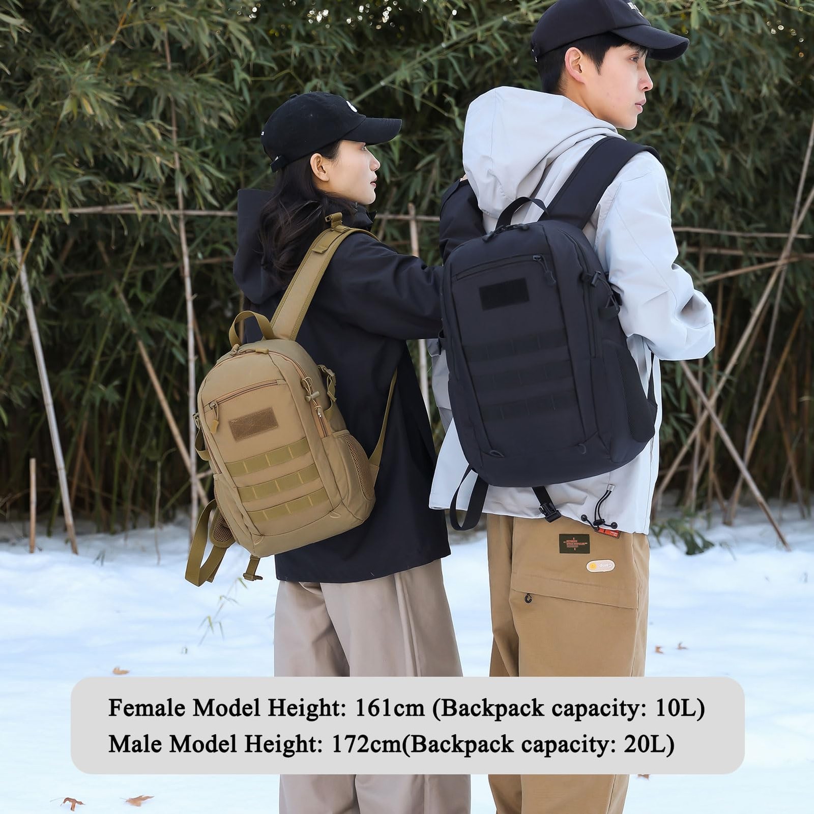 10L Mini X-small Tactical Backpack MOLLE Daypack Gear Pack Camping Bag with P…