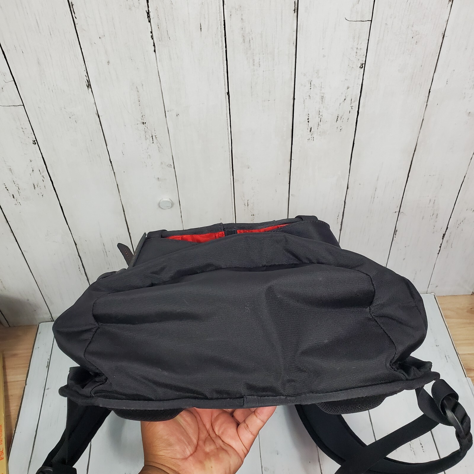 Nike Olympic Sample Backpack Black Yellow Large “CHINA” Multipocket Y2K Vintage