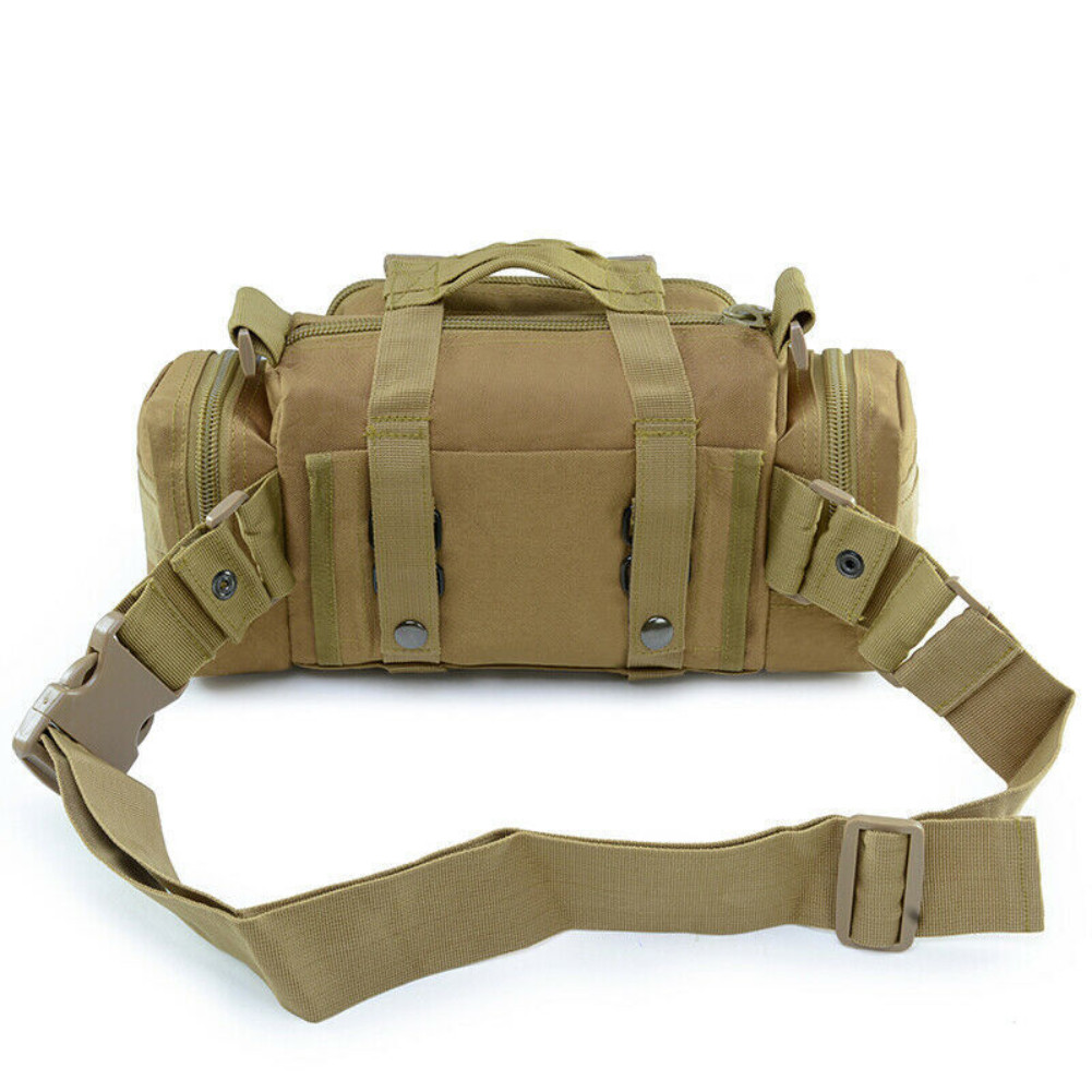 Tactical Military Chest Fanny Shoulder Waist Bag Hunting Bike Molle Camping Pack