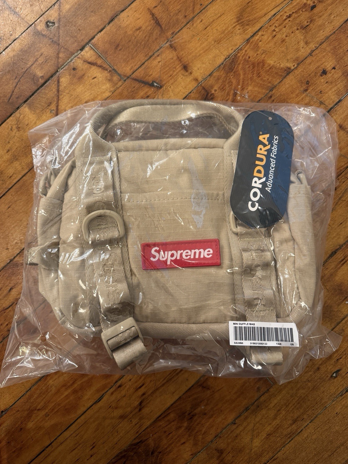 ✅In Hand Supreme SS26 Mini Duffle Bag Tan New US Ship