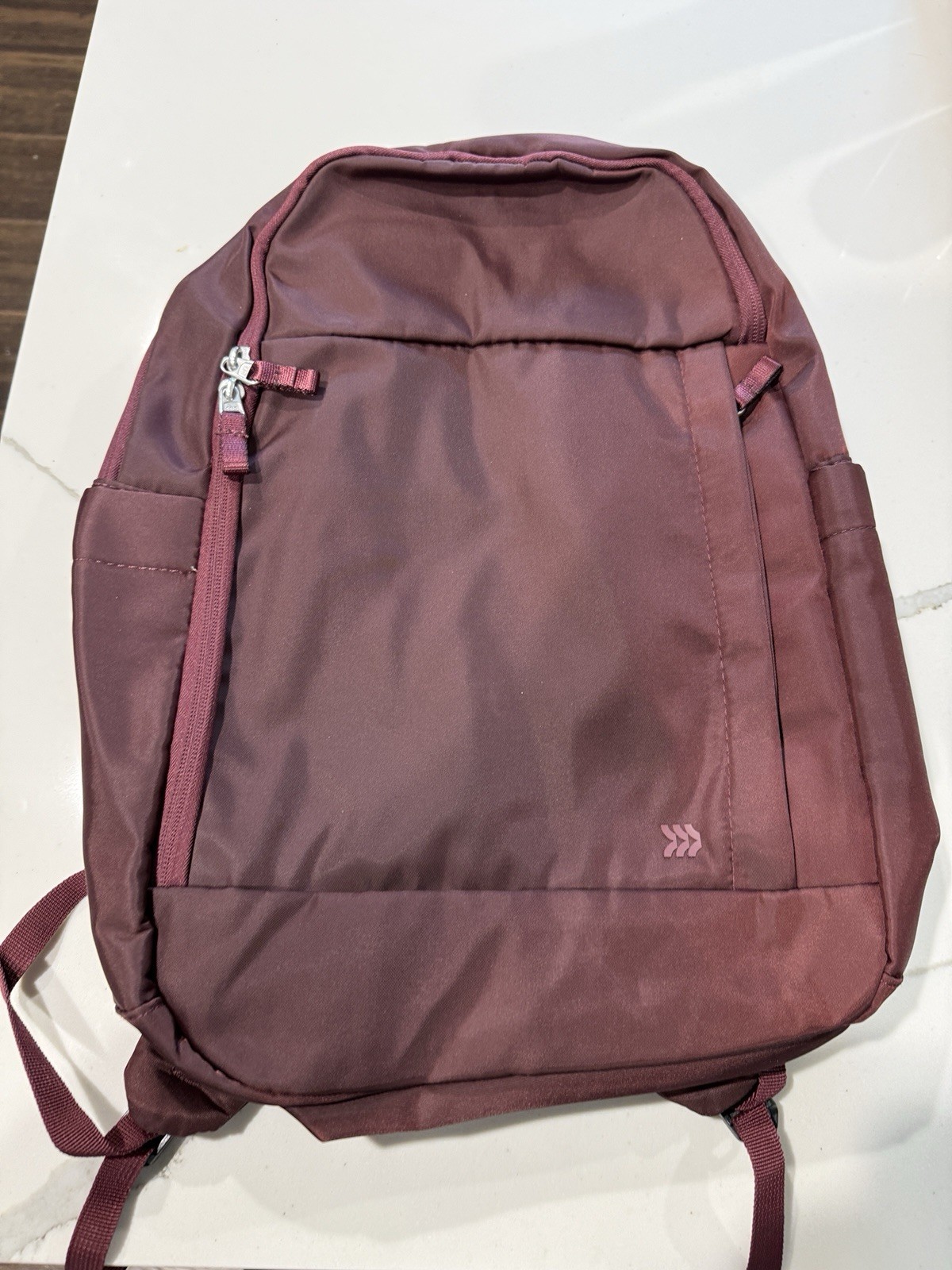 21L Lifestyle Backpack – All In Motion Maroon: Fits 15” Laptop, Water