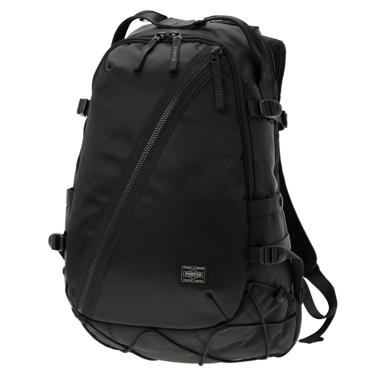 PORTER THINGS BACKPACK Black with Fluorescent FIDLOCK Nylon 32 x 50 x 20cm