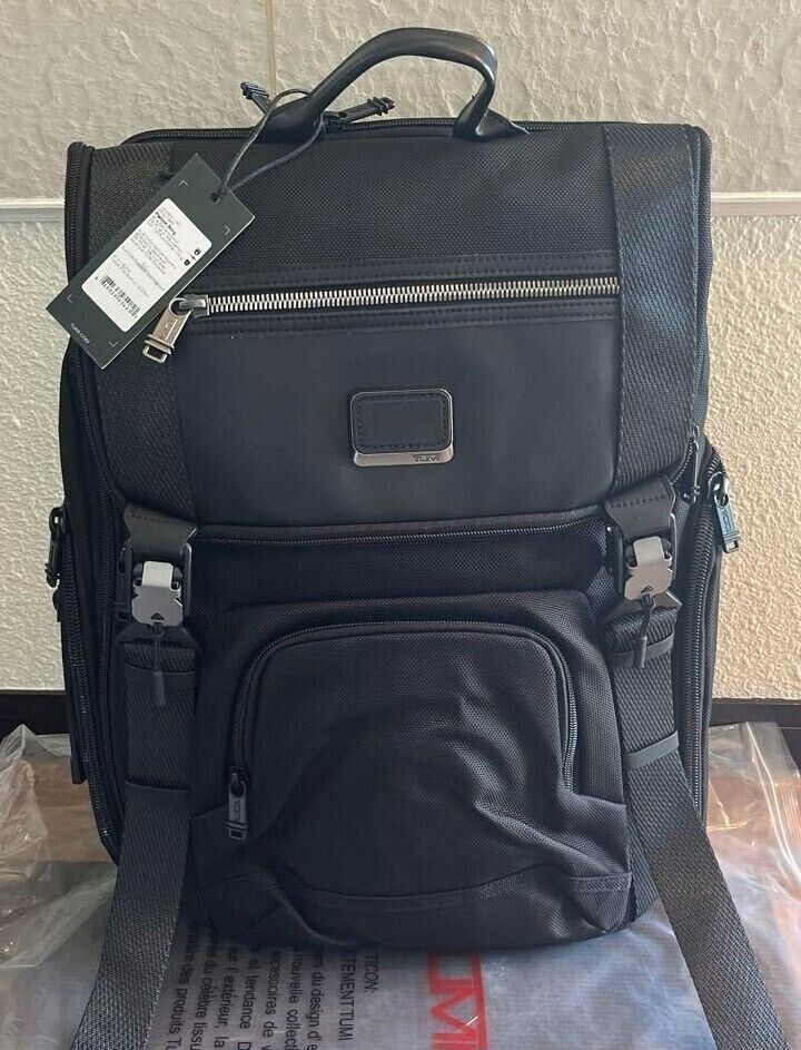 TUMI Alpha Bravo Lark Backpack 2 Colors Black Navy Business Outlet products
