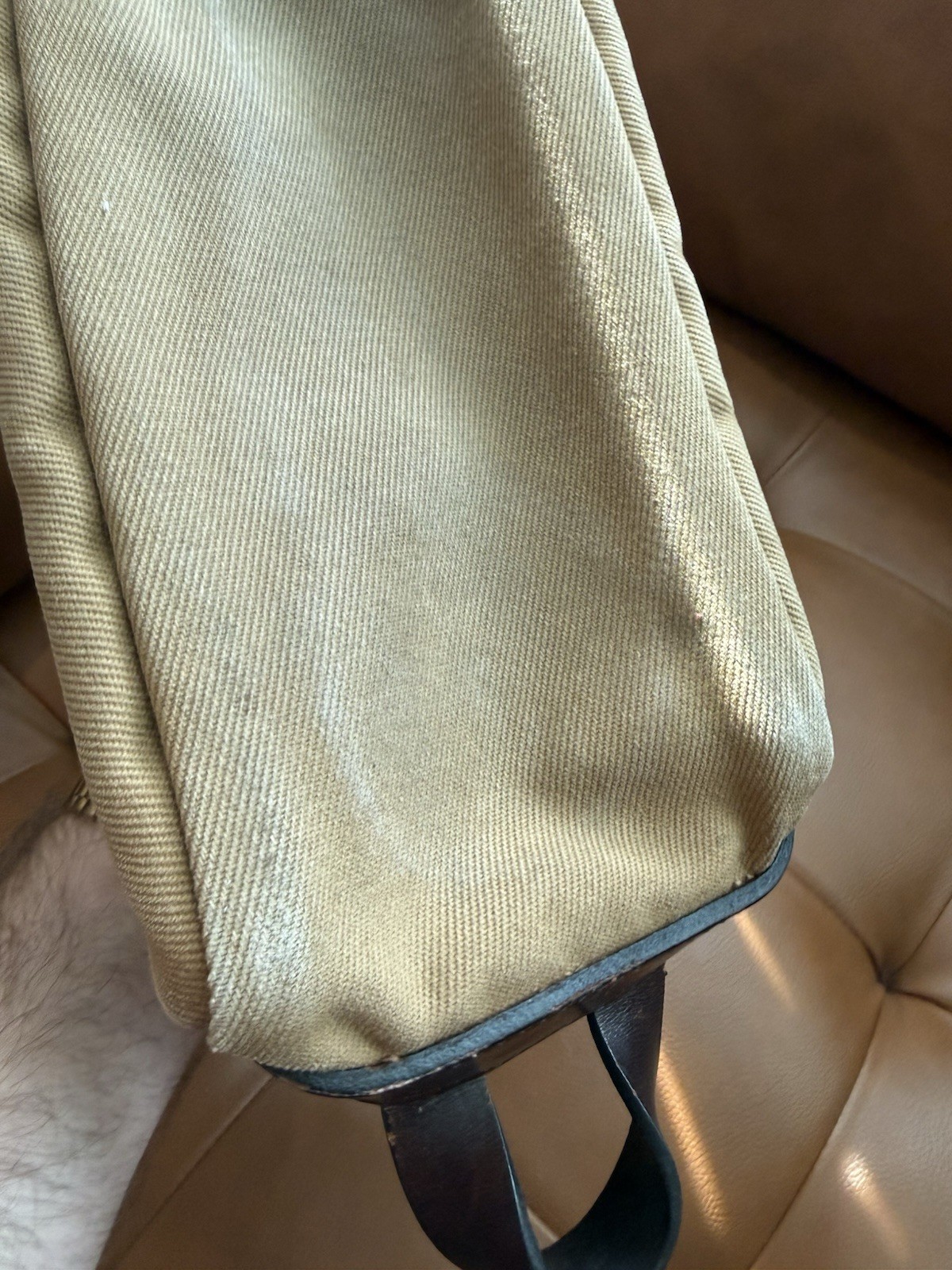 FILSON YKK Vintage Rugged Twill Travel Kit Tan Toiletry Bag Made in USS