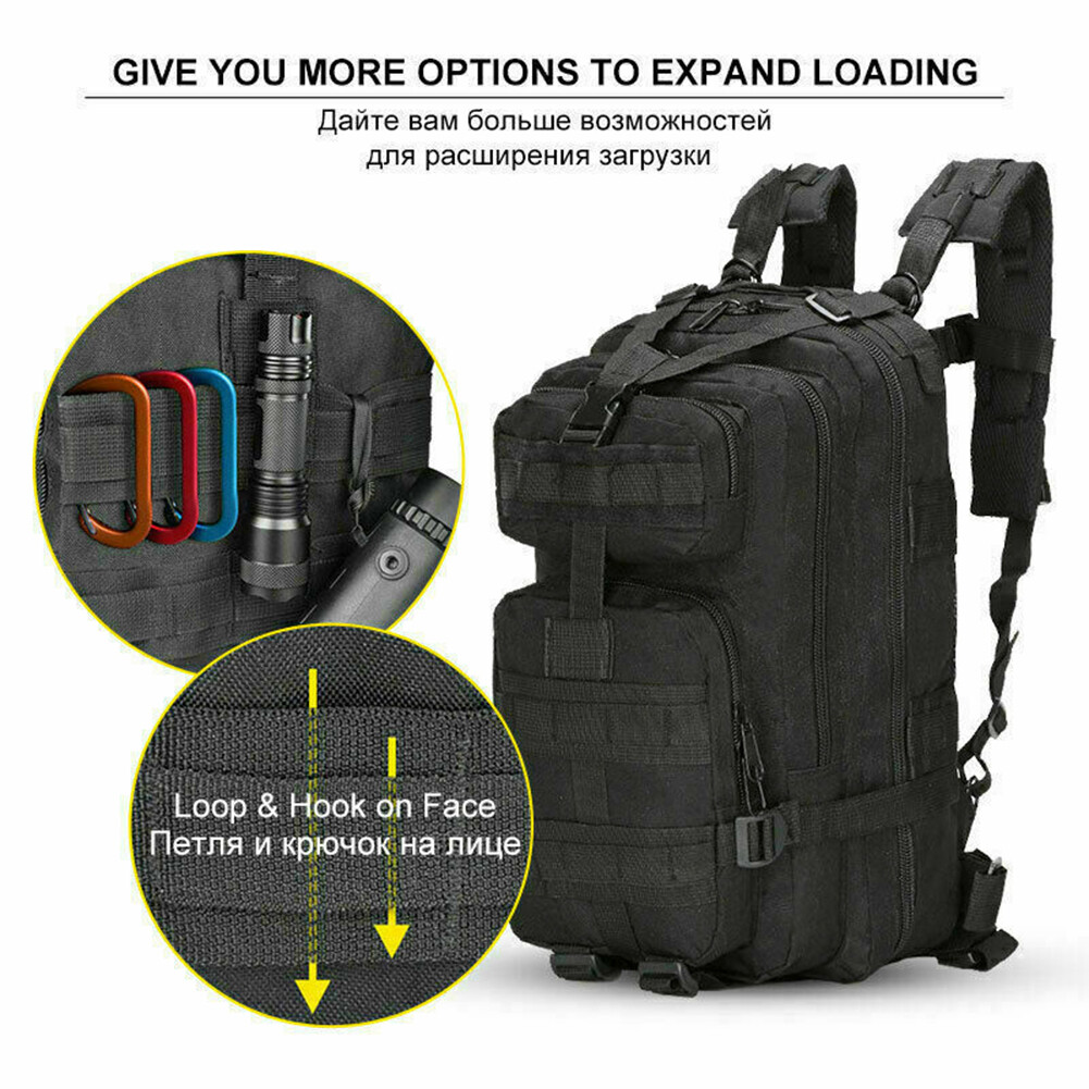 Military Camping Backpack Tactical Molle Travel Bags Outdoor Camping Hiking Men