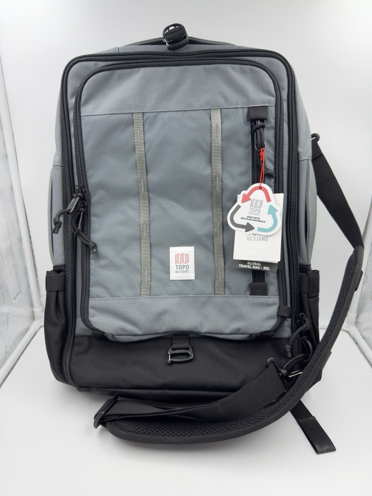 Topo Designs 30 L Global Travel Bag Charcoal/Charcoal One Size