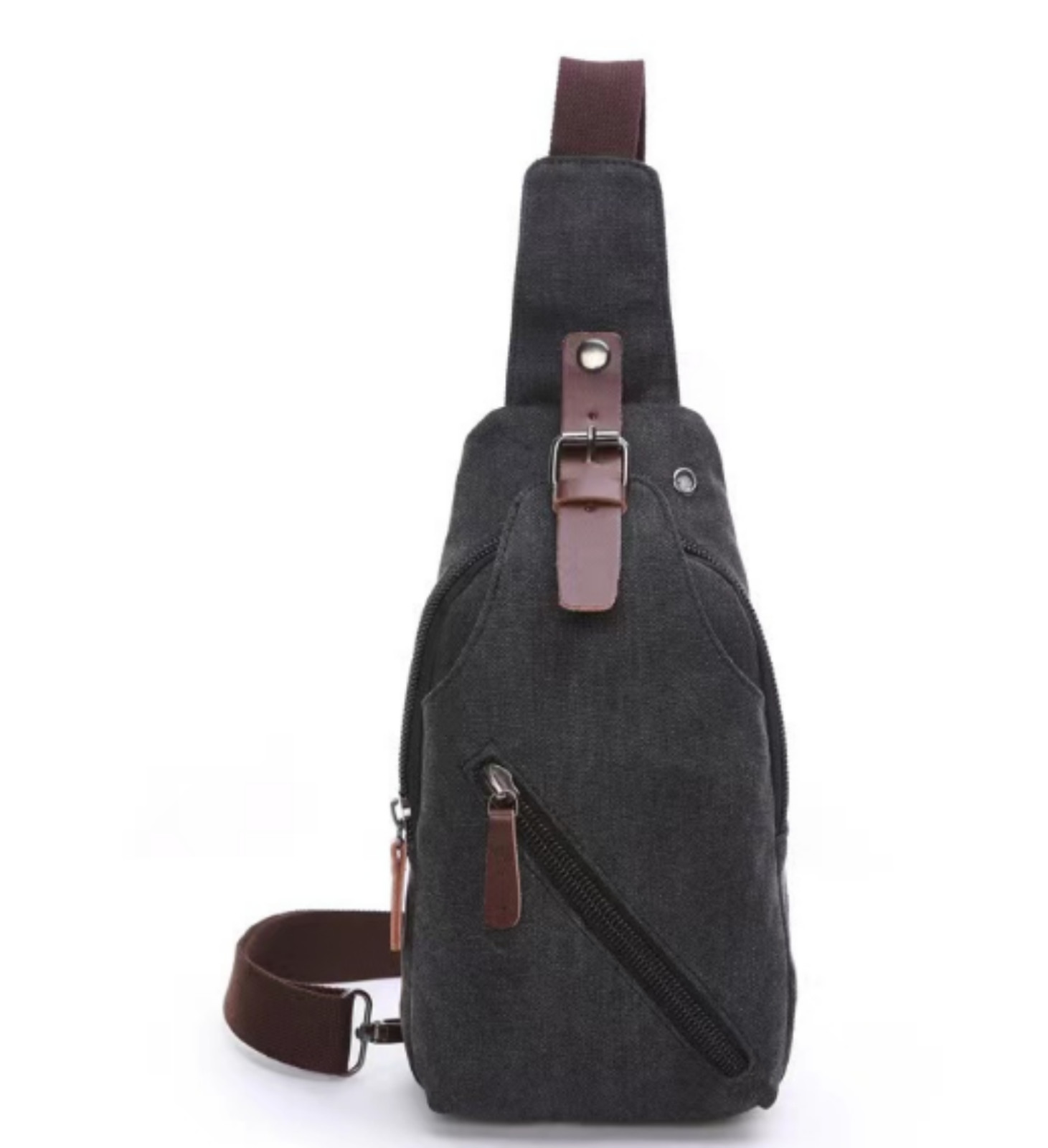 JTC Sling Bag for Men Women Anti Theft Canvas Chest Bag