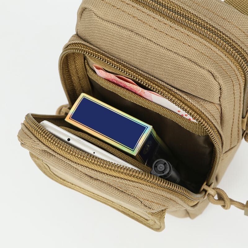 Tactical Molle Pouch EDC Multi-purpose Belt Waist Pack Bag Utility Phone Pocket