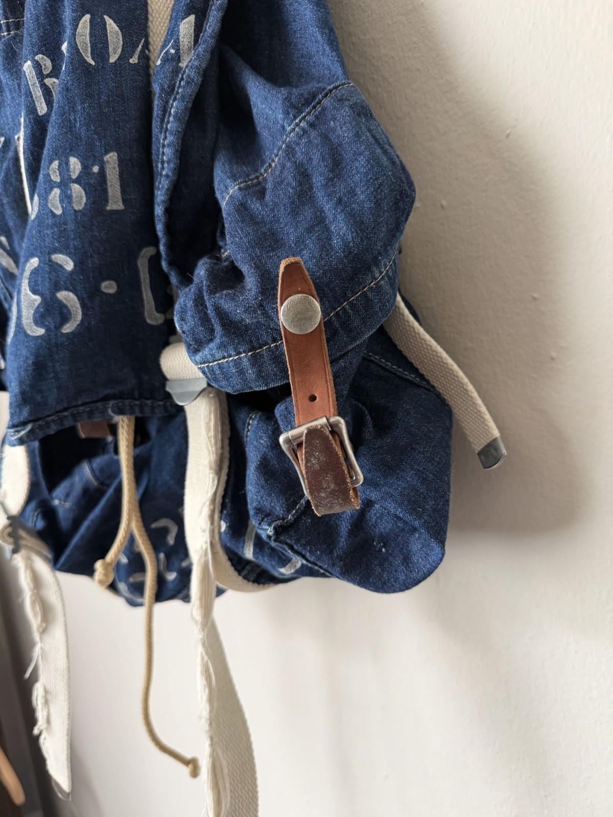 Polo Ralph Lauren RRL Stenciled Denim Backpack