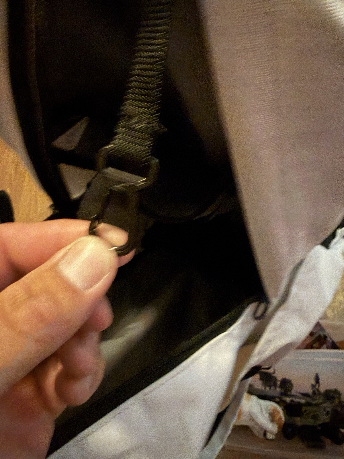 Nike Gray/Black Medium Backpack Zip Closure w/ Inner & Outer Pockets Travel