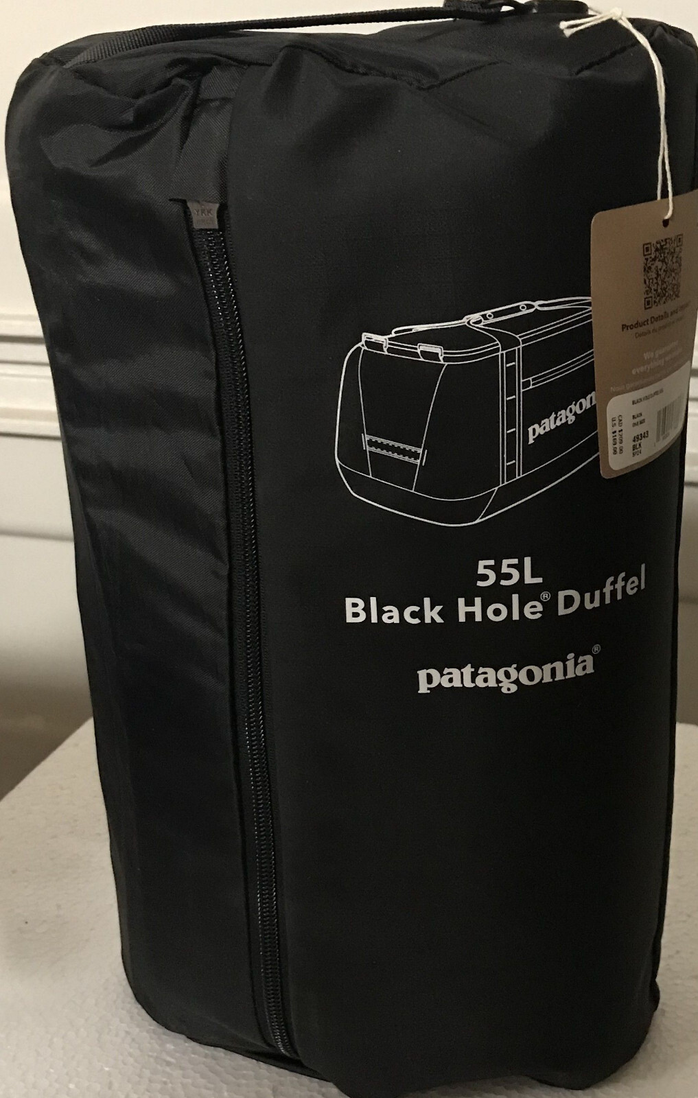 Patagonia Black Hole Duffel Black 55L, Matte Black