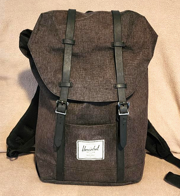 Herschel Supply Co. Dark Gray Retreat Backpack 19″ x 14.5″
