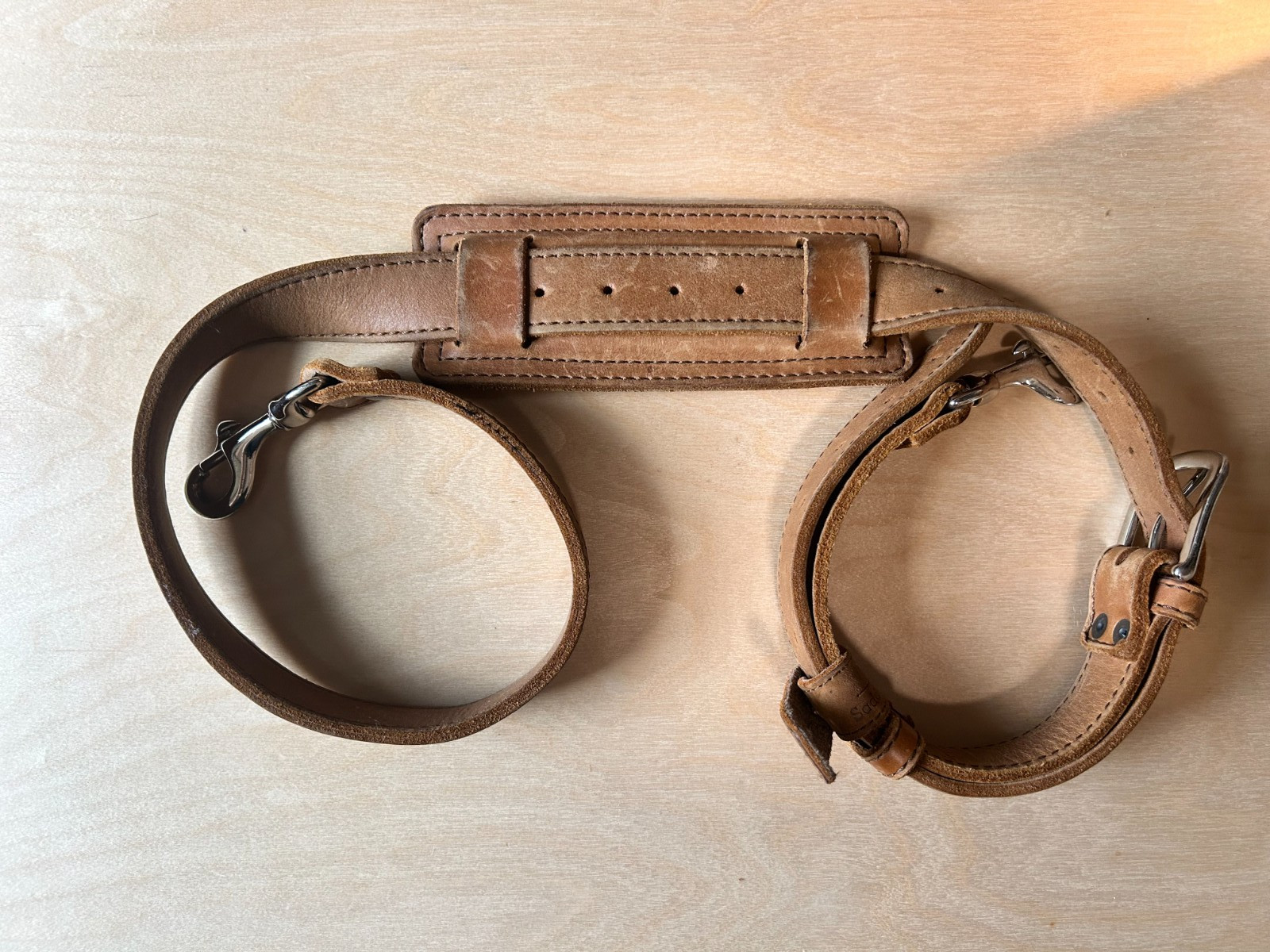 Saddleback Leather Crossbody Briefcase with Shoulder Strap