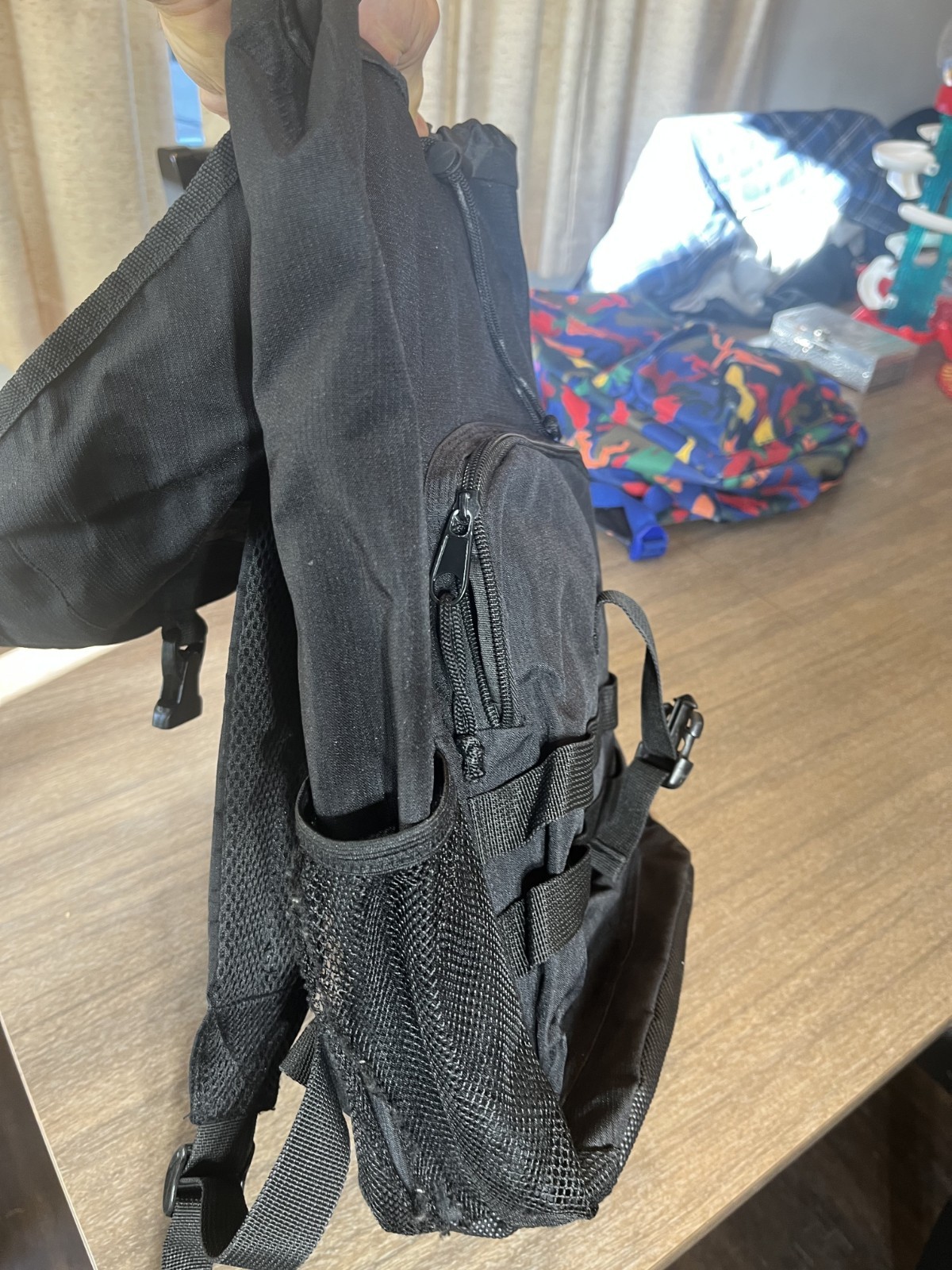 Wrangler Backpack- Black Logo, Water Resistant, Padded Laptop free shipping USA