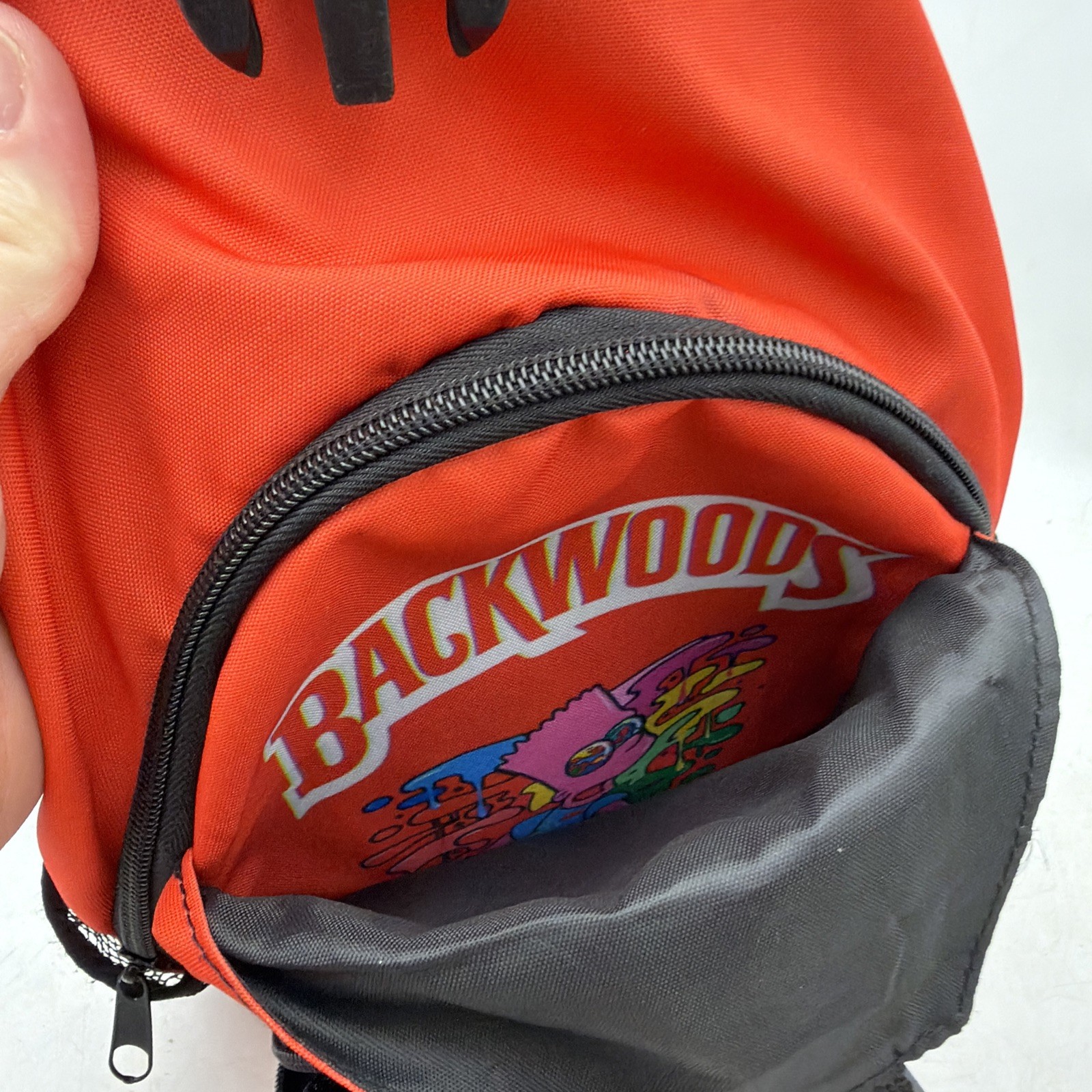 Backwoods Multi Purpose Adjustable Shoulder Sling Bag Crossbody Bart Simpson