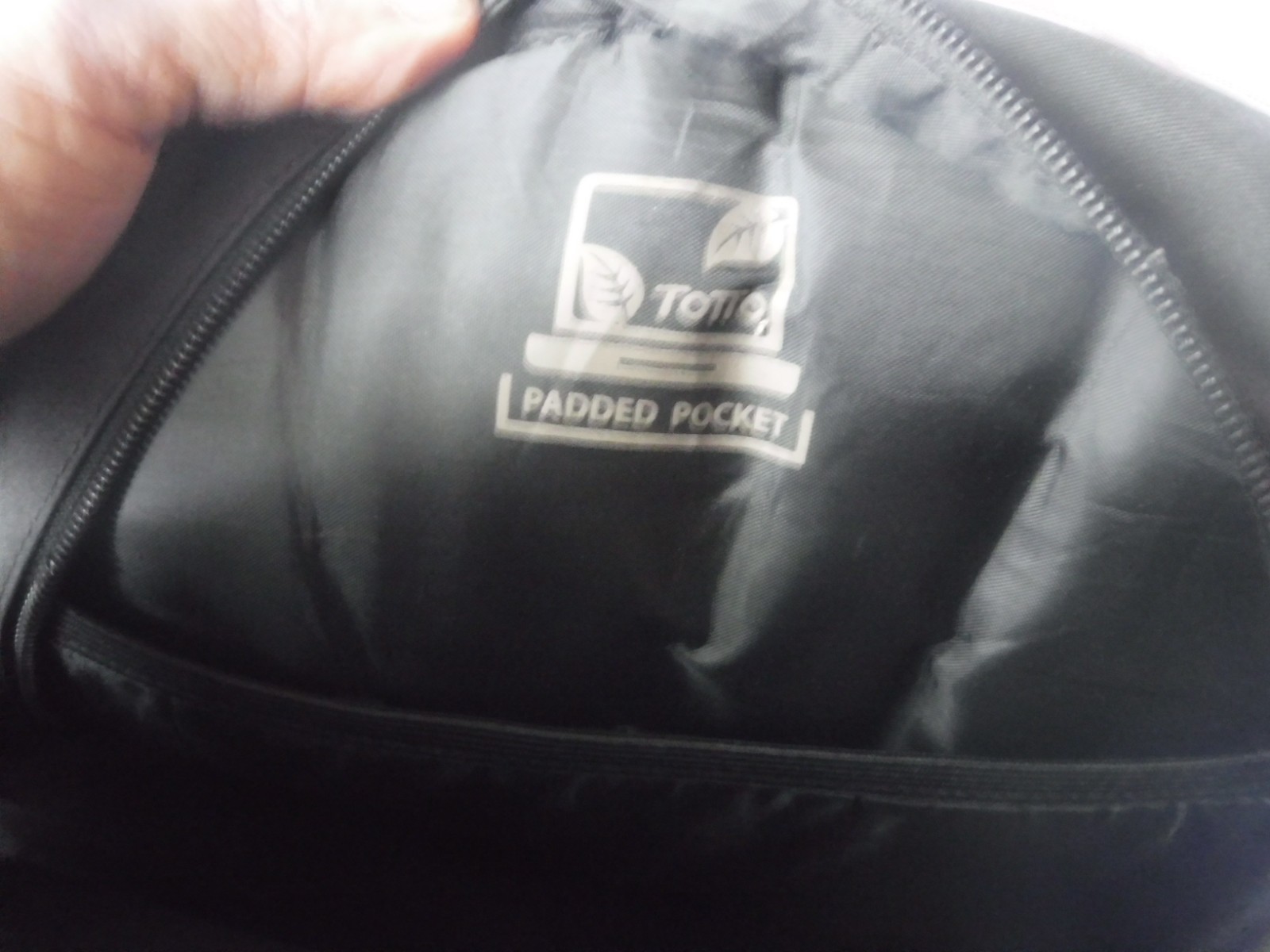 Totto Eco Friendly Bag Black Backpack Pre Owned