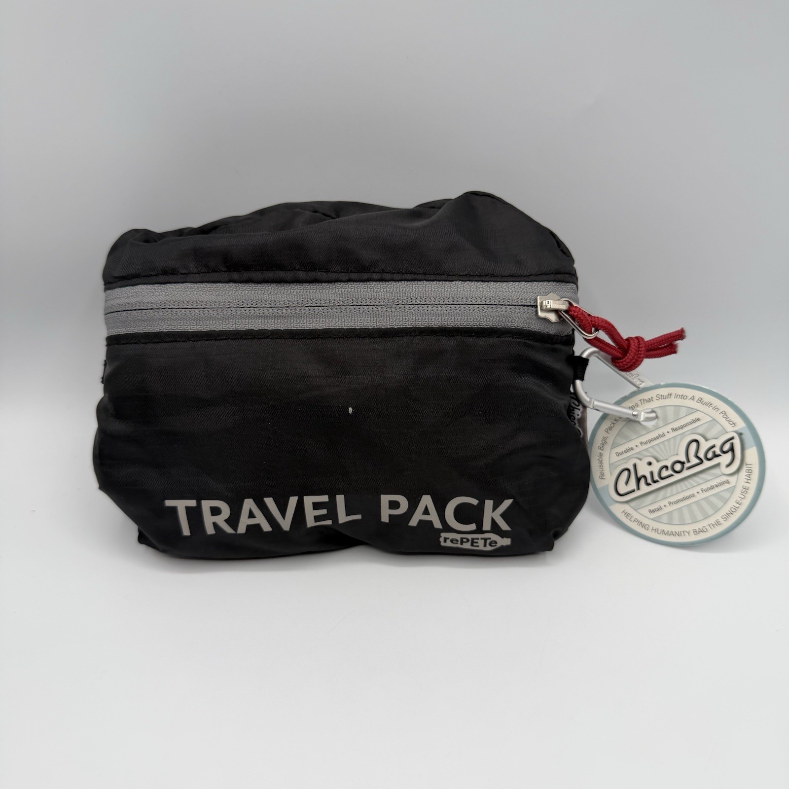 ChicoBag Travel Pack (rePETe + Refine) Compact Recycled Backpack Eco-Friendly
