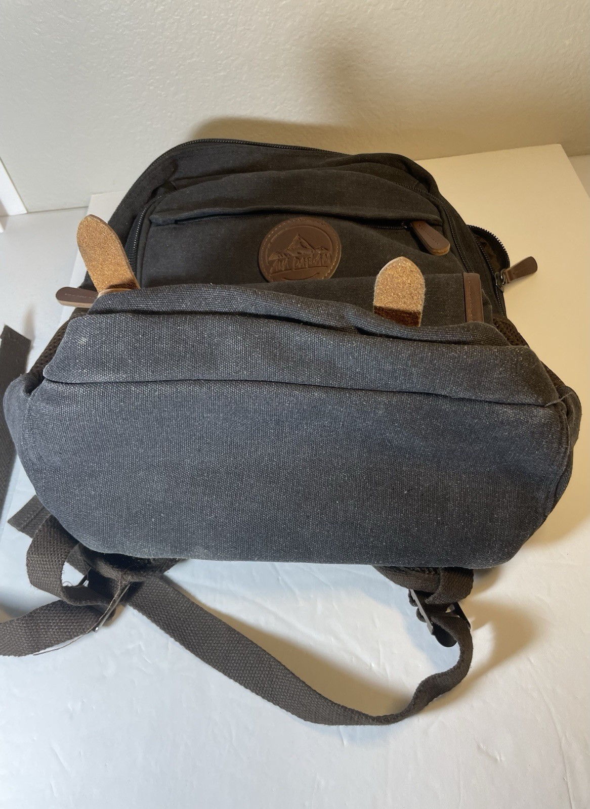Laptop Backpack Black Brown School Work Hiking Backpack Ama Dablam