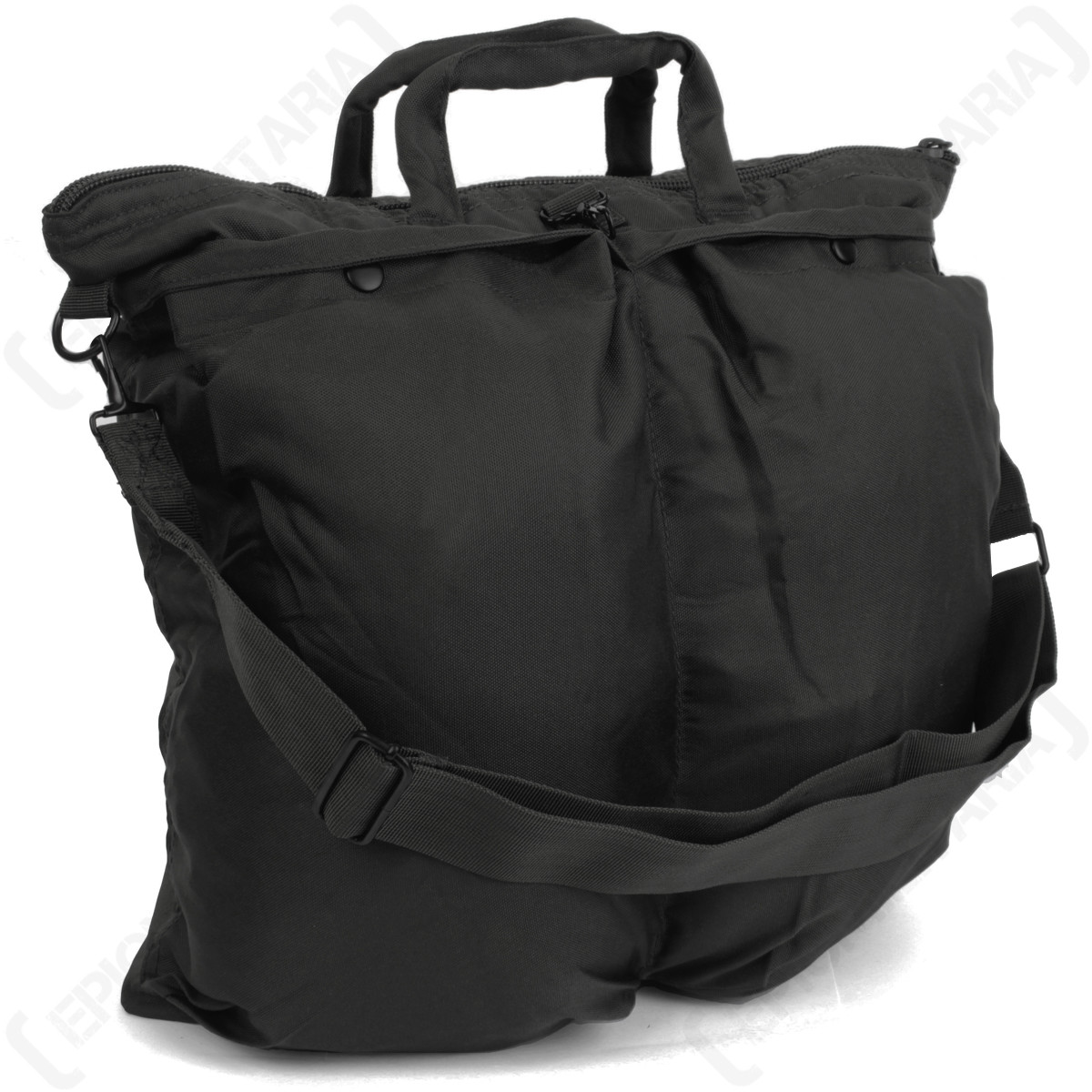 US Helmet Bag with Carrying Strap – Black Padded Pouch Shoulder Strap NEW