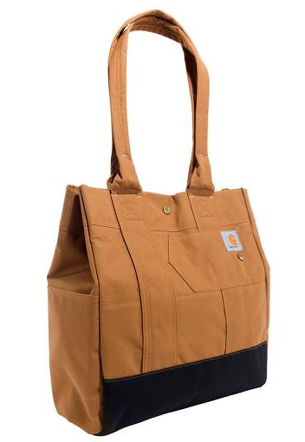 Carhartt Gear CB0380 Vertical Snap Tote Tan 15.5X14X5.5″ NEW W/TAGS !