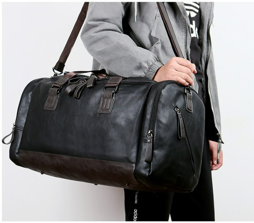 Men’s Large Capacity Multifunctional Business Travel Bag Handbag Shoulder Bag