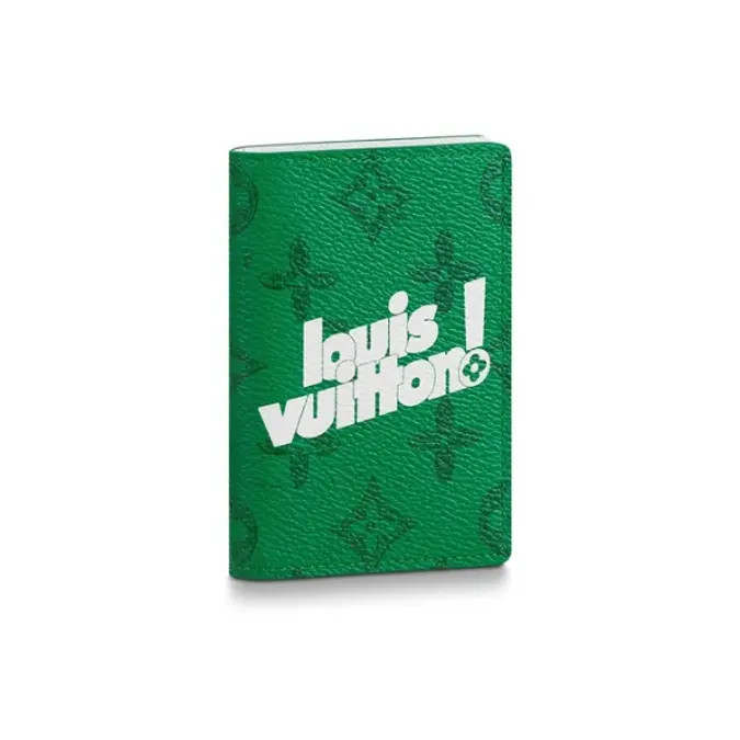 LOUIS VUITTON Pocket Organizer Fashion Pickup Bag Wallet Men’s 3×0.3×4.3 in