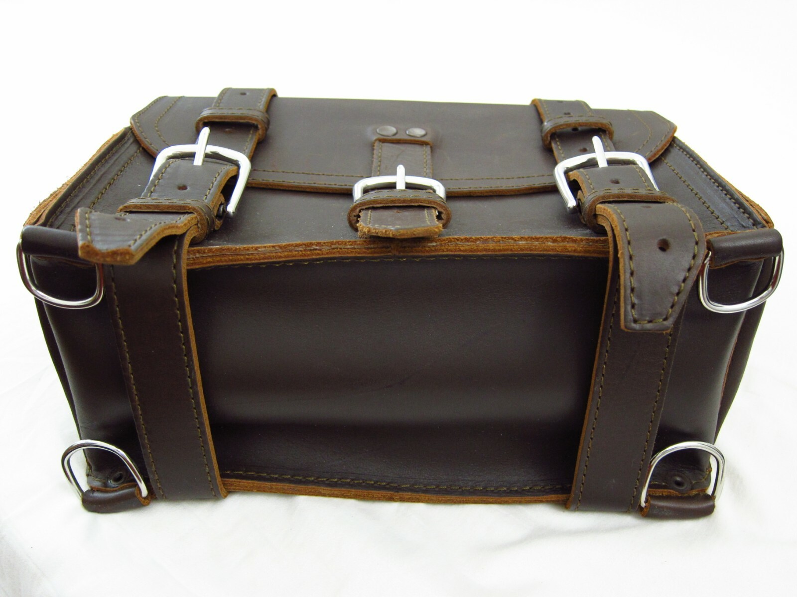 Saddleback Leather 12″ SMALL CLASSIC BRIEFCASE Suede Lined 2-Rivet DCB