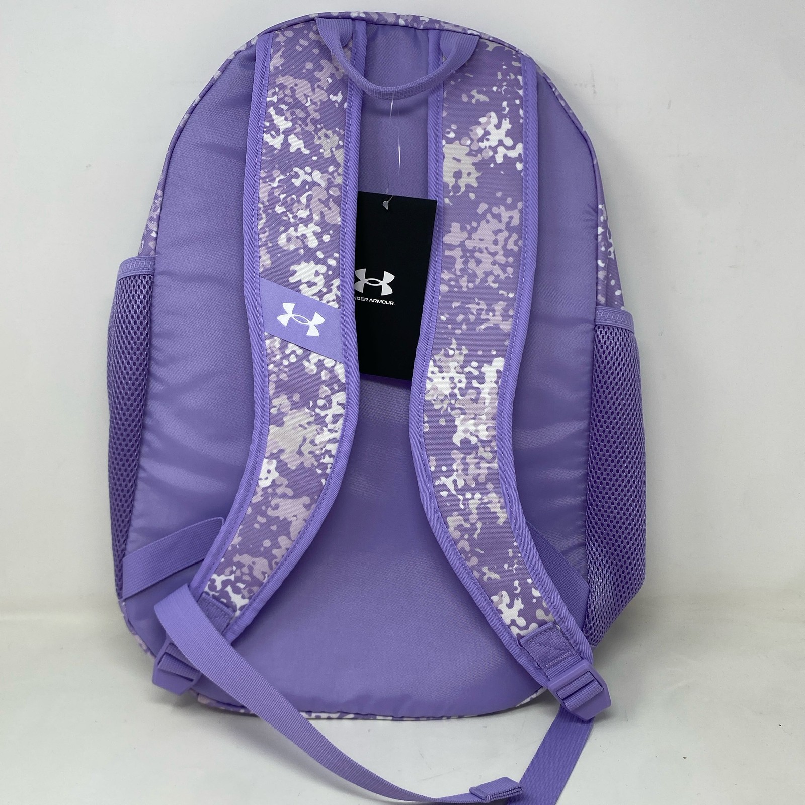 Under Armour Hustle Sport 6.0 Backpack Purple Camo 26L OSFM