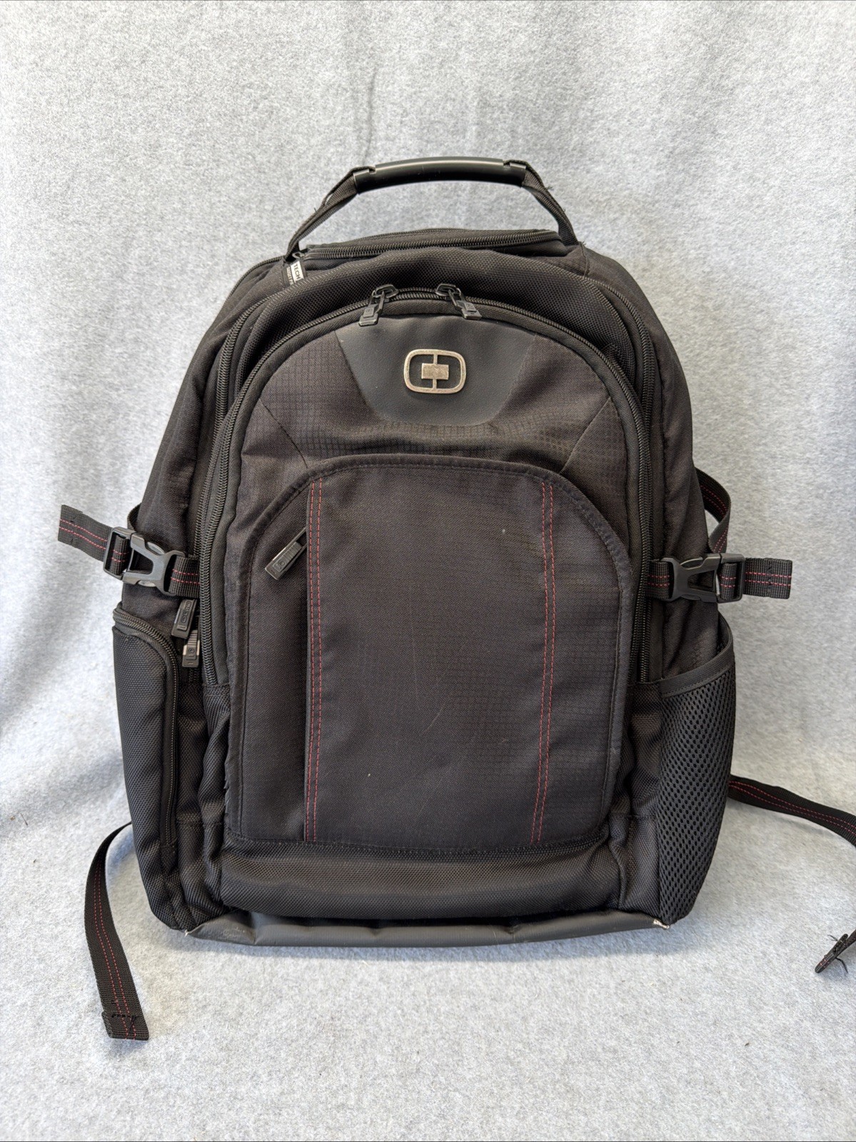 OGIO Prospect Tech Vault Airflow Backpack Black W/red Stitching Laptop Sleeve