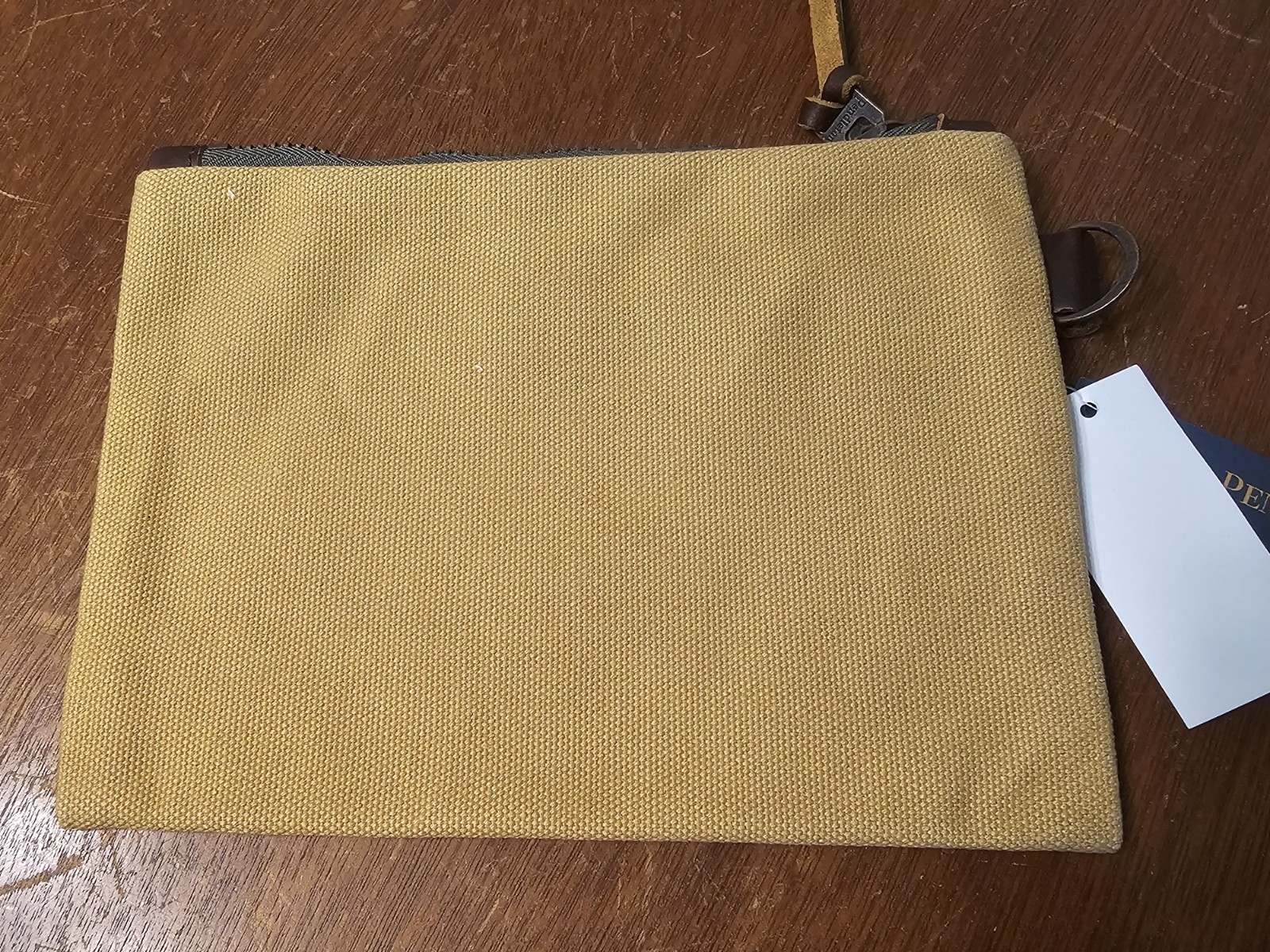 Pendleton Woolen Mills Harvest Canvas Zip Close Clutch Toiletry Bag NEW w/ TAGS