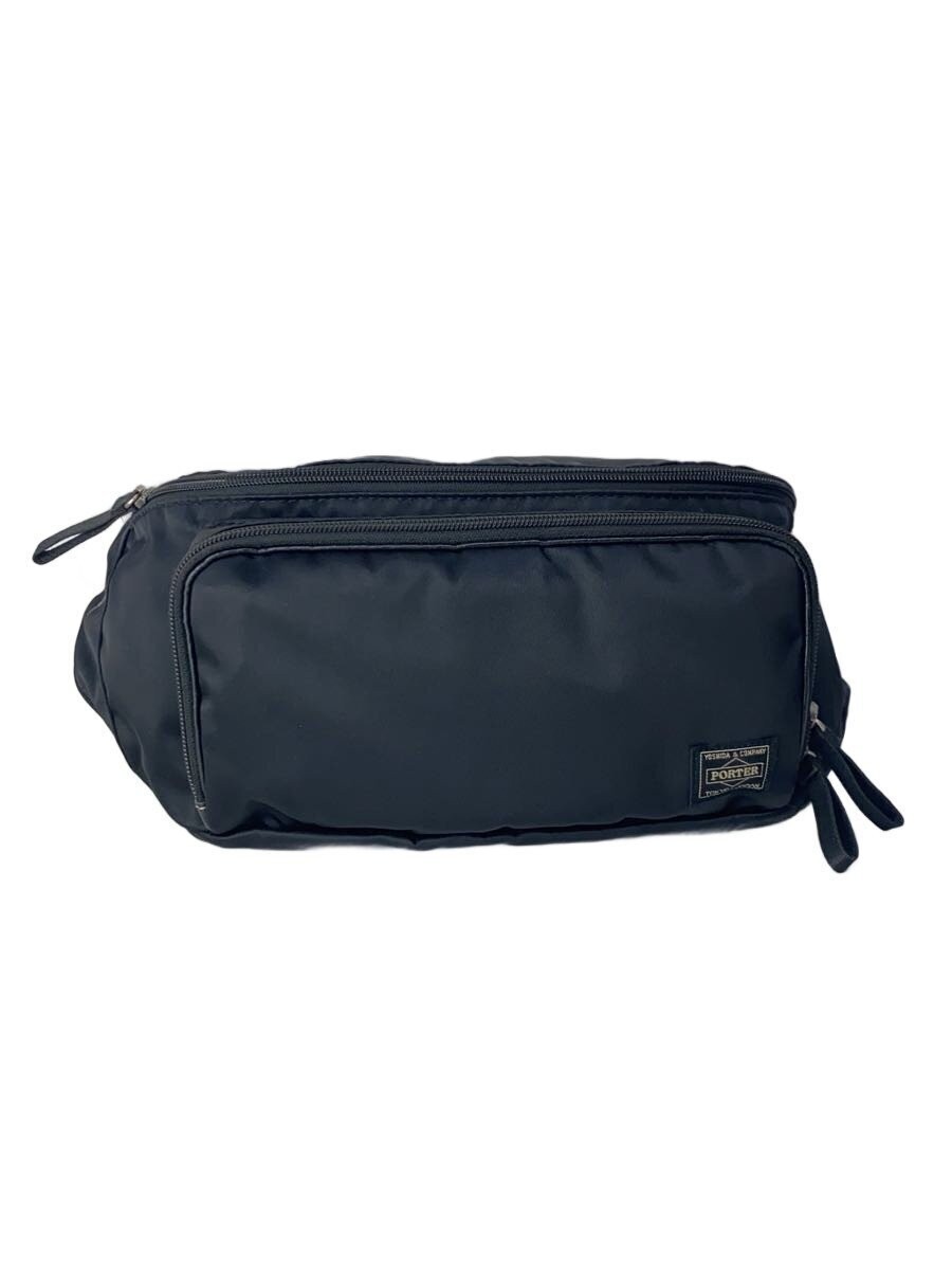 Authentic Porter Waist Bag Black 14.5cm x 29.5cm Unisex Belt Bag