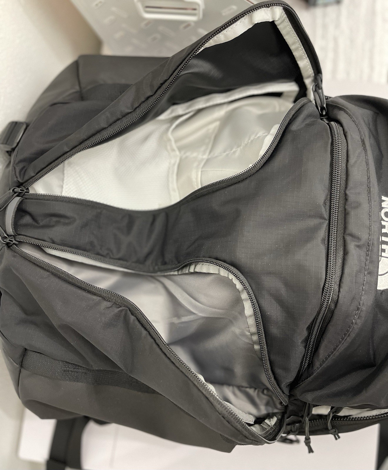 The North Face Surge Backpack Black Laptop Travel School NF0A52SG