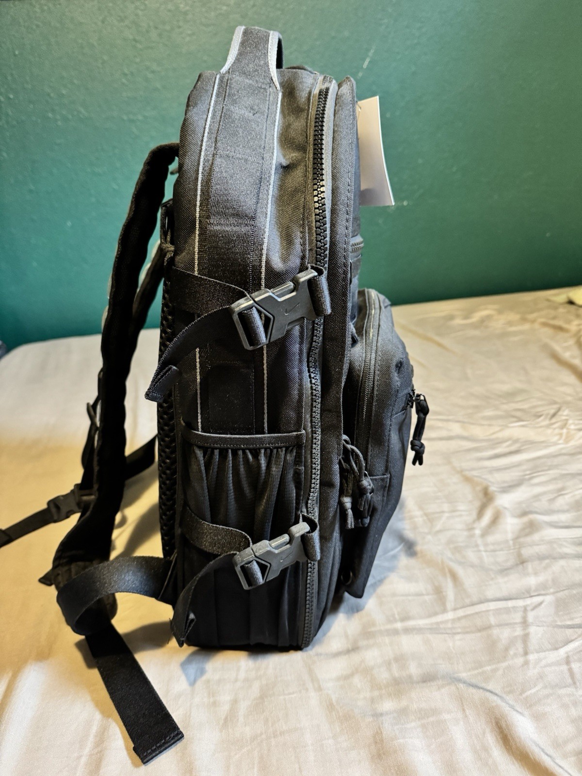 NWT Nike Utility Power Backpack Custom 🔥RIP CITY logo Trailblazers Blk On Blk