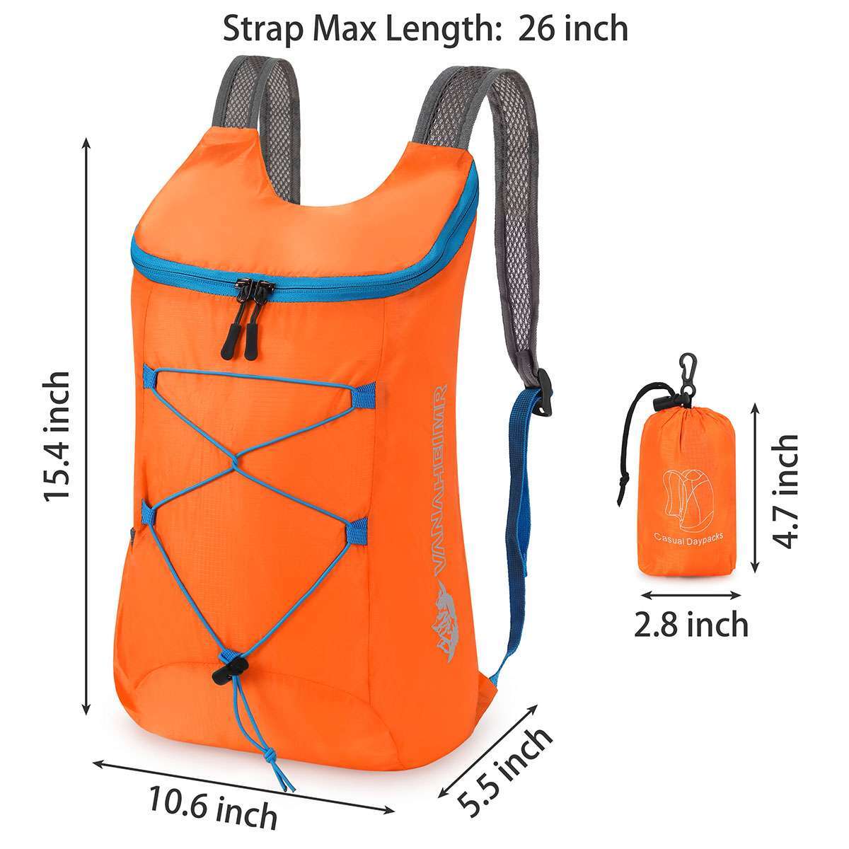 Lightweight Packable Backpack Hiking Camping Daypack Portable Travel Backpack