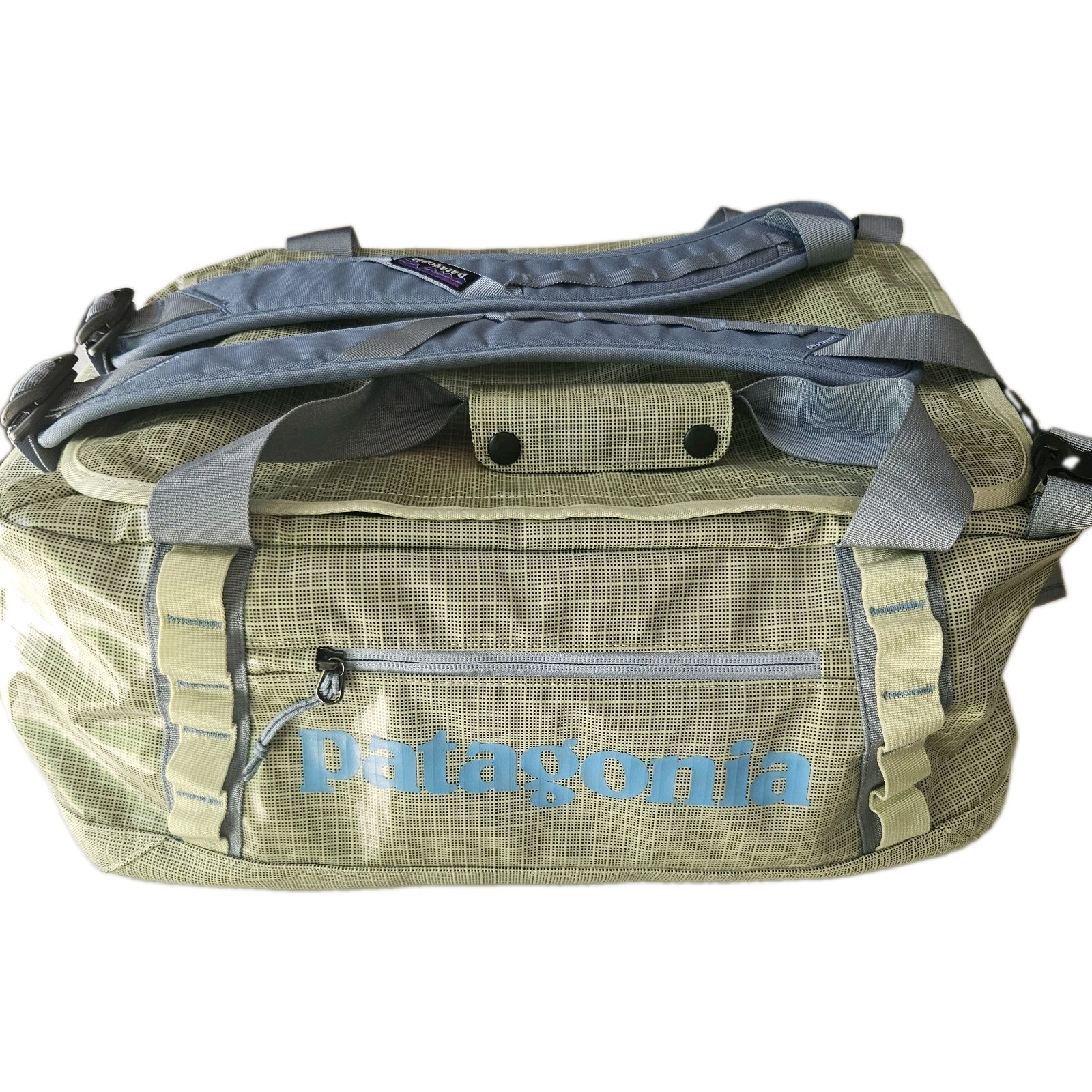 Patagonia Black Hole 40L Duffel Backpack Friend Green Chartreuse Teal Rare EUC